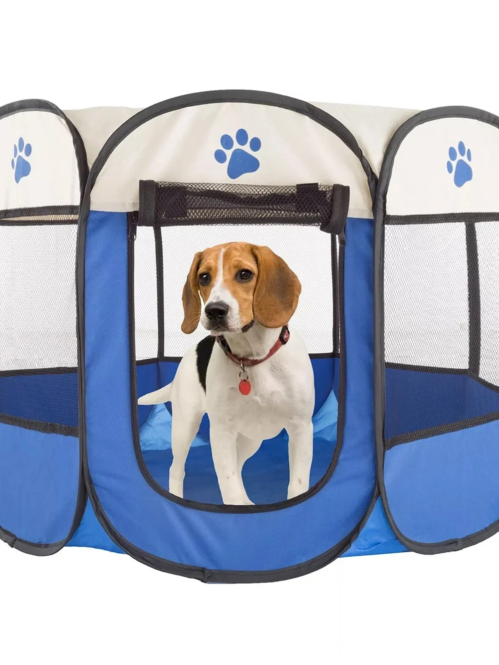 Portable Pet Playpen With Carrying Case